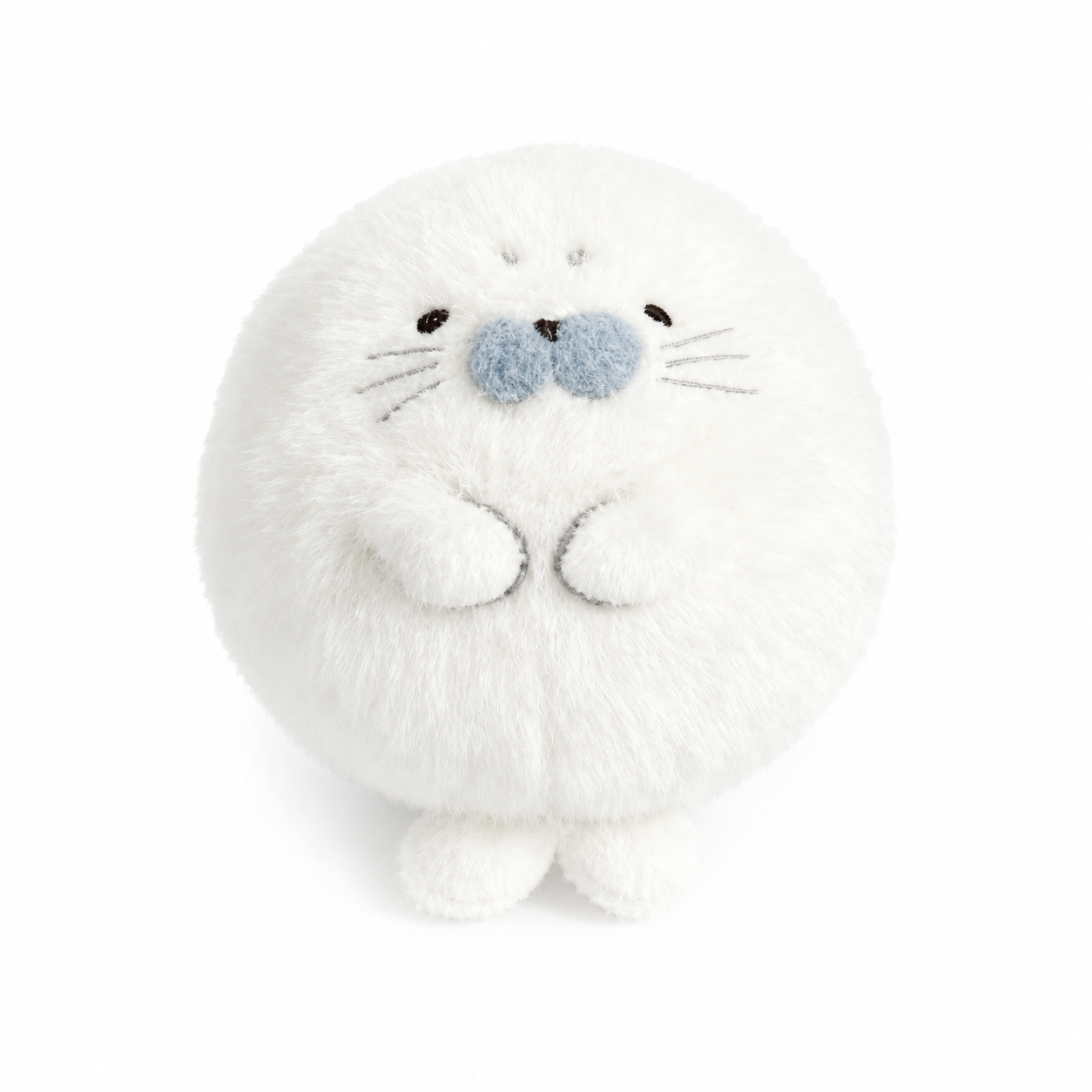 Cute Seal Plush Keychain Soft Kawaii Animal Pendant
