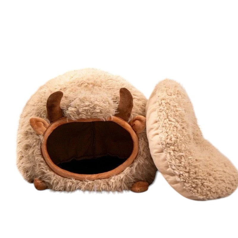 Highland Cattle Design Cat Bed (45x40x40cm)