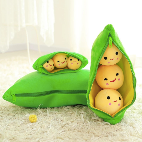 Peas in a pod plush toy on sale
