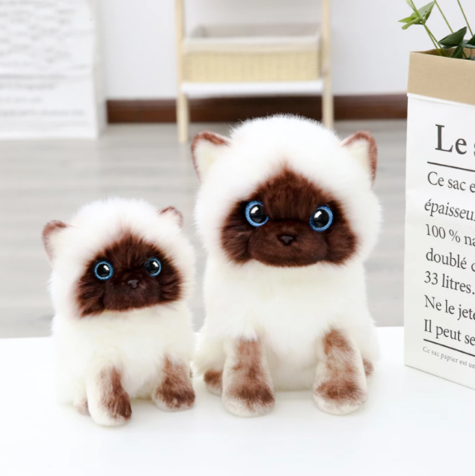 Simulation Siamese Cat Plush Toy ToyalFriends
