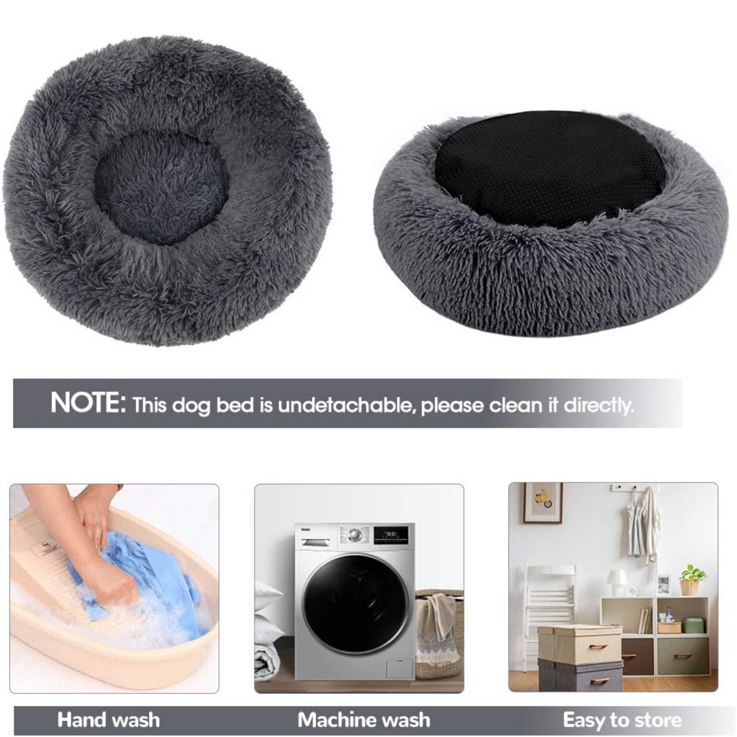 Classic Round Shape Cat Bed Pillow