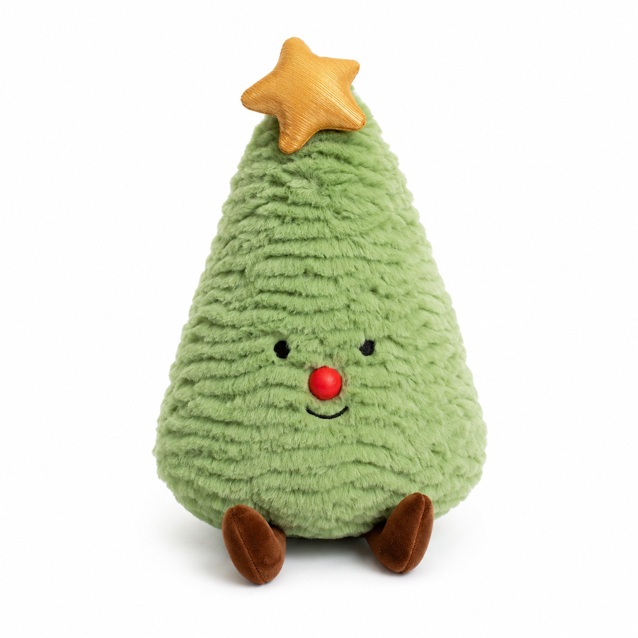 Christmas Plush Pillow | Gingerbread Tree Wreath Holiday Cushion