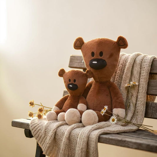 Classic Teddy Bear Plush Toy – Soft Brown Bear Doll Gift
