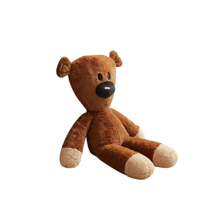 Classic Teddy Bear Plush Toy – Soft Brown Bear Doll Gift