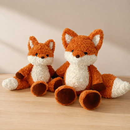 Cute Fox Plush Toy – Soft Woodland Fox Stuffed Animal