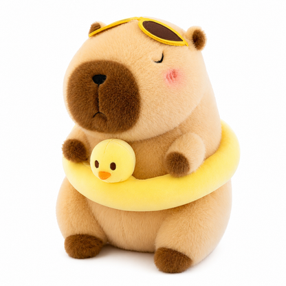 Cute Summer Capybara Plush Toy Soft Stuffed Animal
