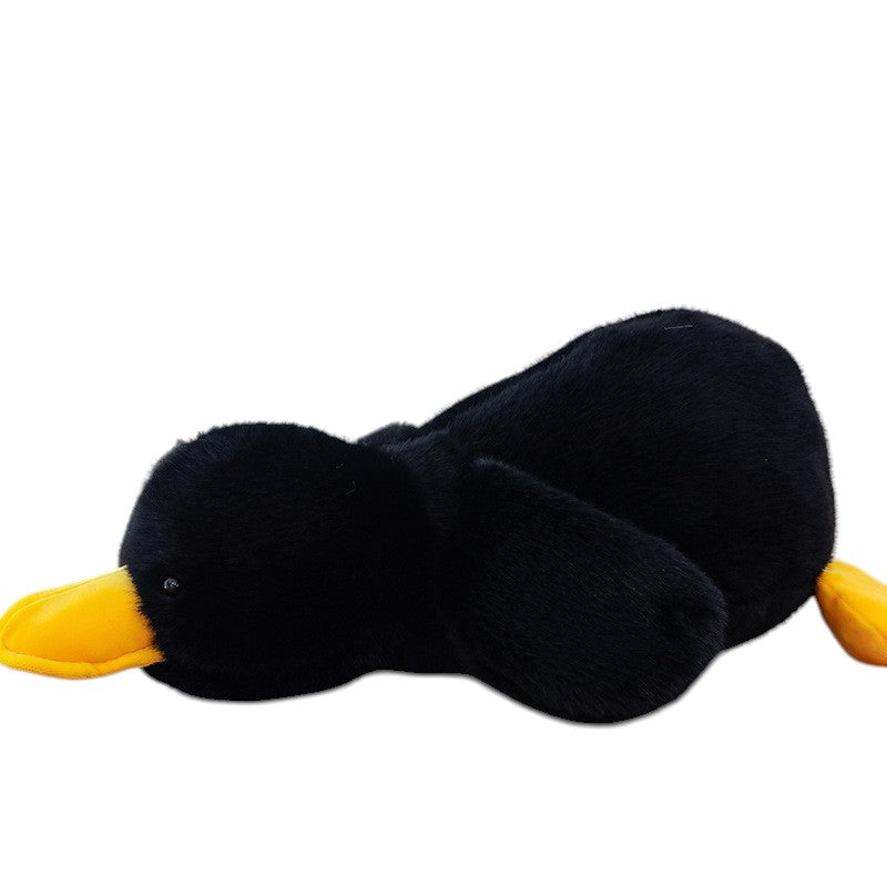 Cute Lying Duck Plush Toy – Soft Yellow Duck Pillow