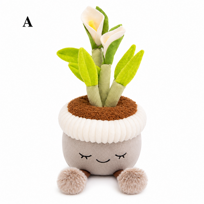 30cm Cute Plush Plant Pot Toy Soft Flower Cushion Decor