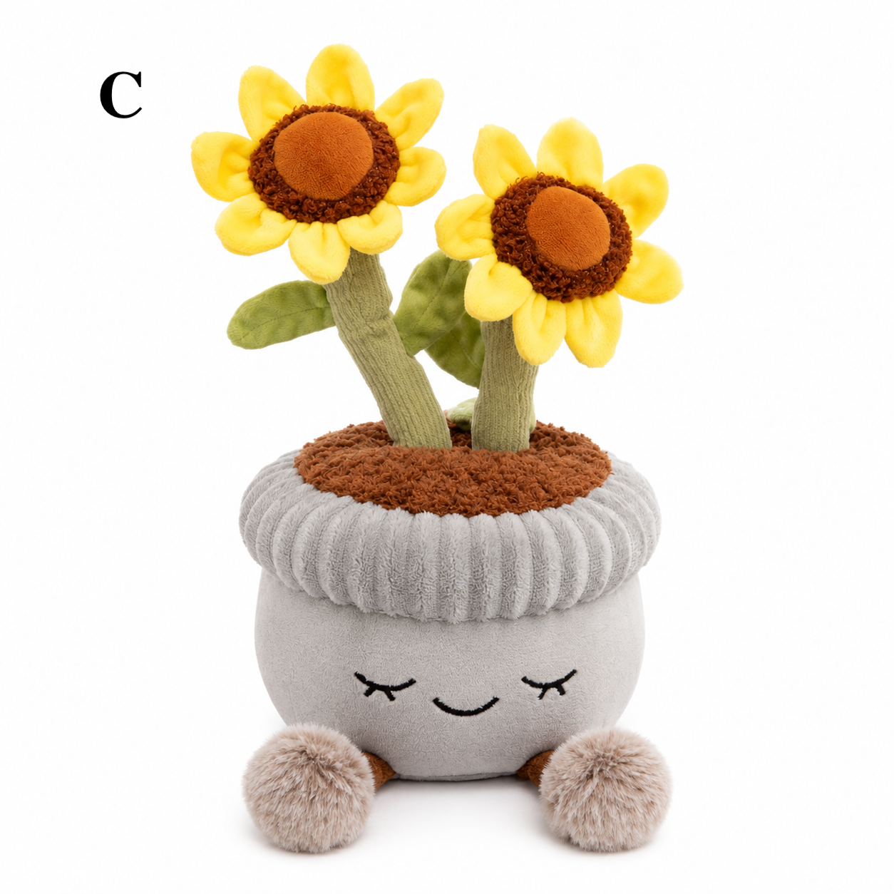 30cm Cute Plush Plant Pot Toy Soft Flower Cushion Decor