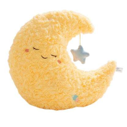 Cute Sky Plush Pillow – Cloud, Sun & Moon Cushion