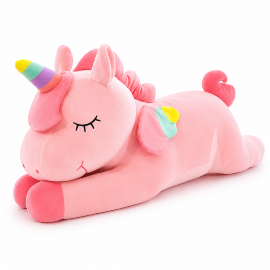 Cute Unicorn Plush Toy Soft Rainbow Stuffed Pillow