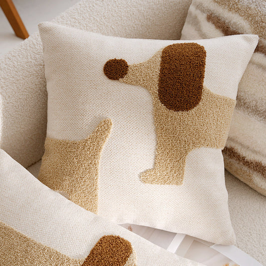 Nordic Cartoon Dog Pillow Cushion Cover