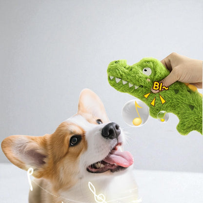 Plush Squeaky Dog Toys – Interactive Tug Rope & Pet Chew Toy