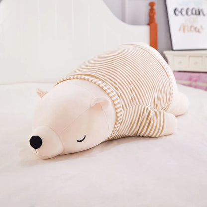 Polar Bear Stuffed Pillow Plush