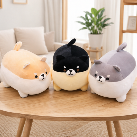 Shiba Inu Dog Plush Toy Soft Stuffed Puppy Pillow