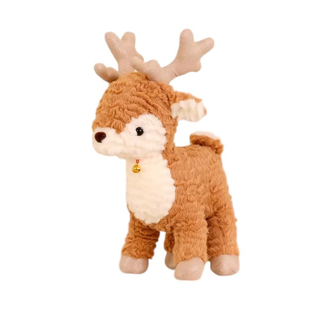 Simulation Christmas Tree & Moose Plush Toy