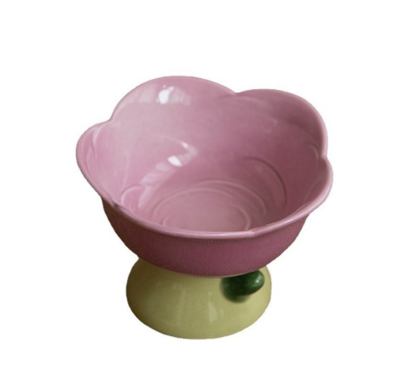 Flower Shape Pet Food Bowl