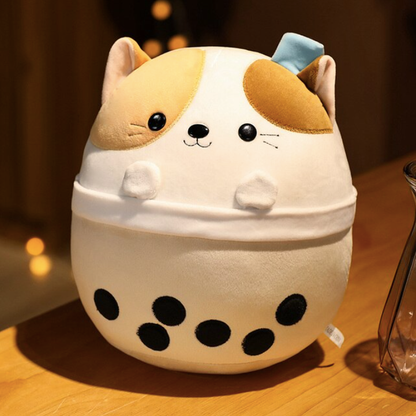 Kawaii Boba Animal Plush Toy