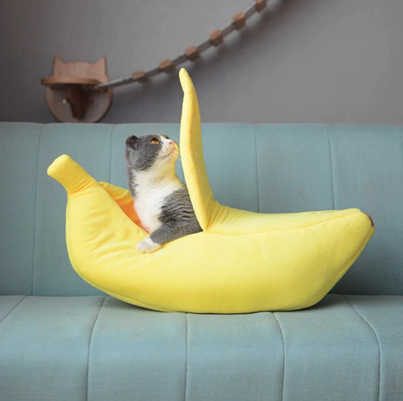 Banana Shape Pet Bed House