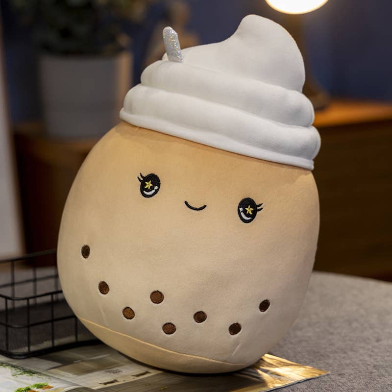 Ice Cream Bubble Milk Tea Plush Toy