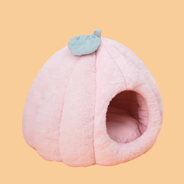 Pumpkin Shape Hooded Pet Bed House