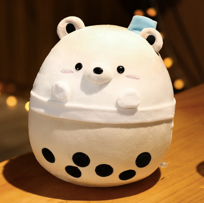 Kawaii Boba Animal Plush Toy