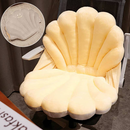 Creative Shell Shaped Plush Cushion Pillow