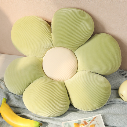 Colorful Flower Plush Pillow Cushion