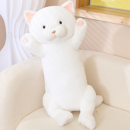 Cute Cat Long Pillow Plush Toy