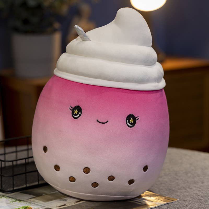 Ice Cream Bubble Milk Tea Plush Toy