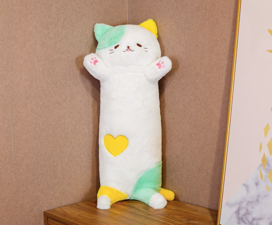 60cm Kawaii Cat Pillow Plush Toy