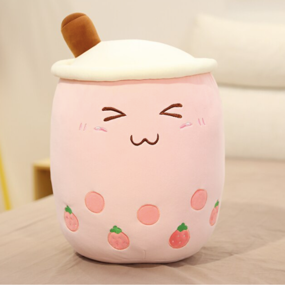 Boba Bubble Fruit Tea Plush Toy