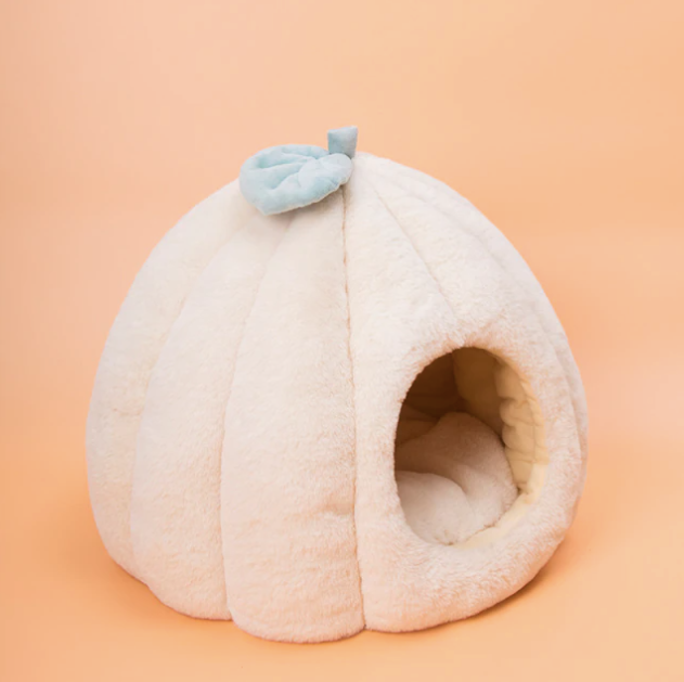 Pumpkin Shape Hooded Pet Bed House