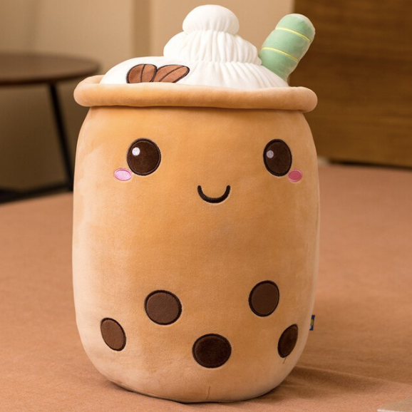 Boba Bubble Fruit Tea Plush Toy