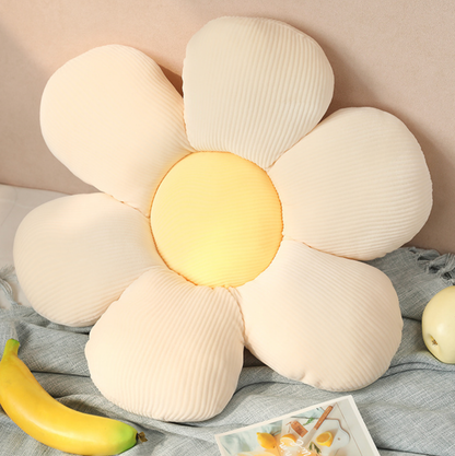 Colorful Flower Plush Pillow Cushion