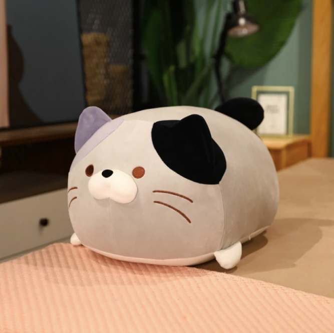 Chubby cat plush on sale