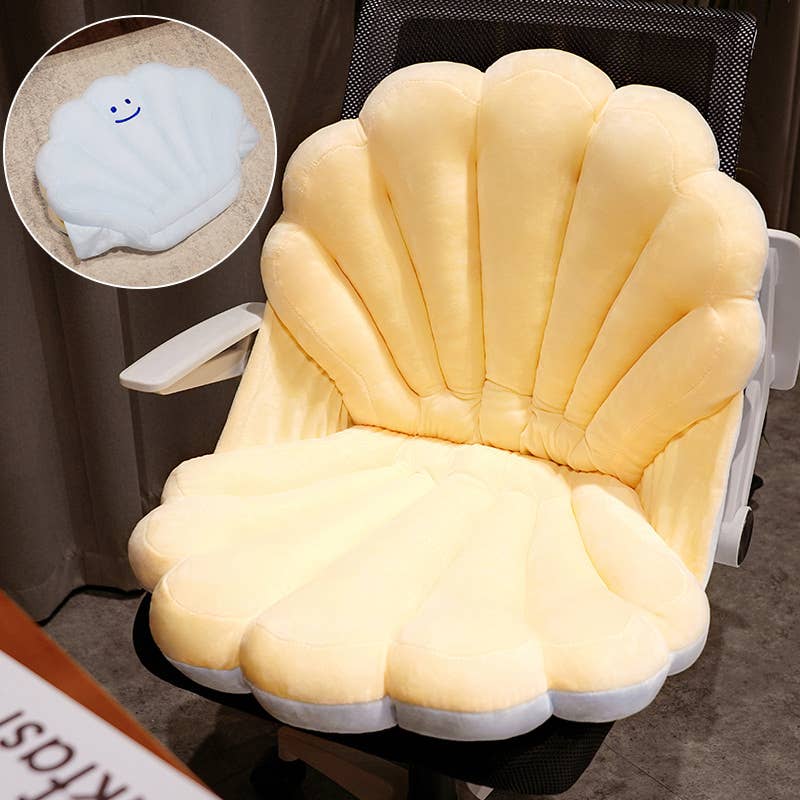 Creative Shell Shaped Plush Cushion Pillow