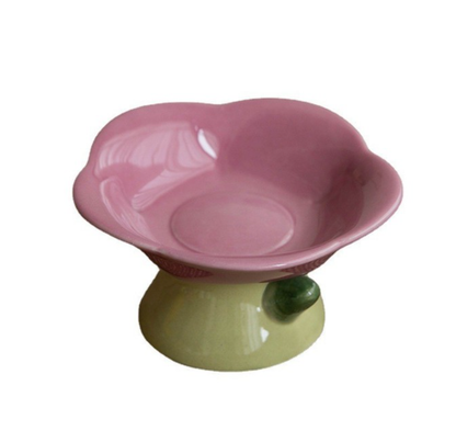 Flower Shape Pet Food Bowl