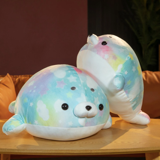 Colorful Seal Plush Toy