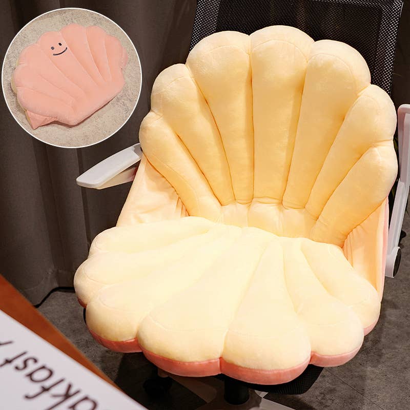 Creative Shell Shaped Plush Cushion Pillow